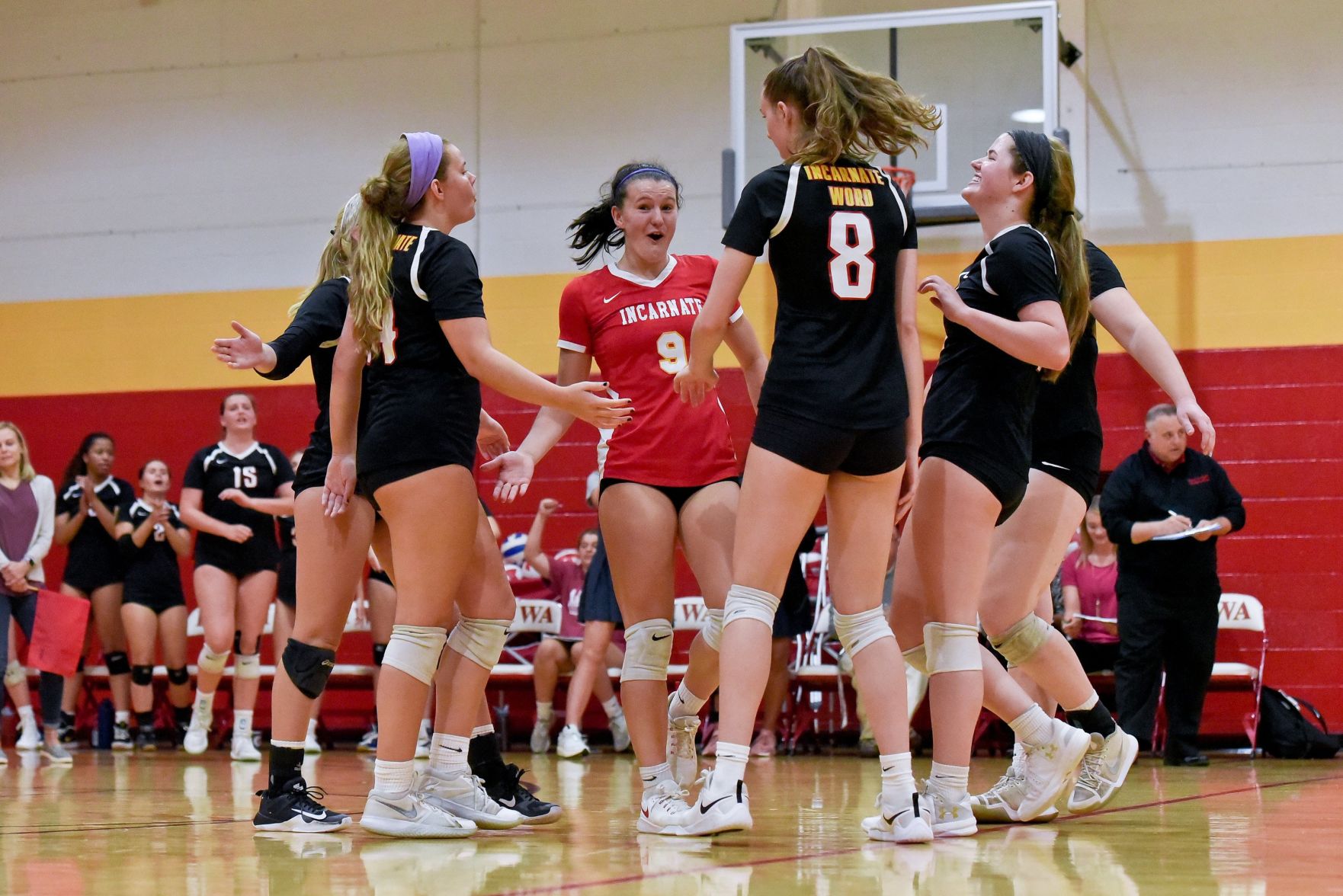Borgia at Incarnate Word girls volleyball